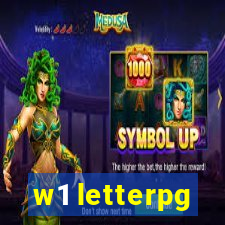 w1 letterpg